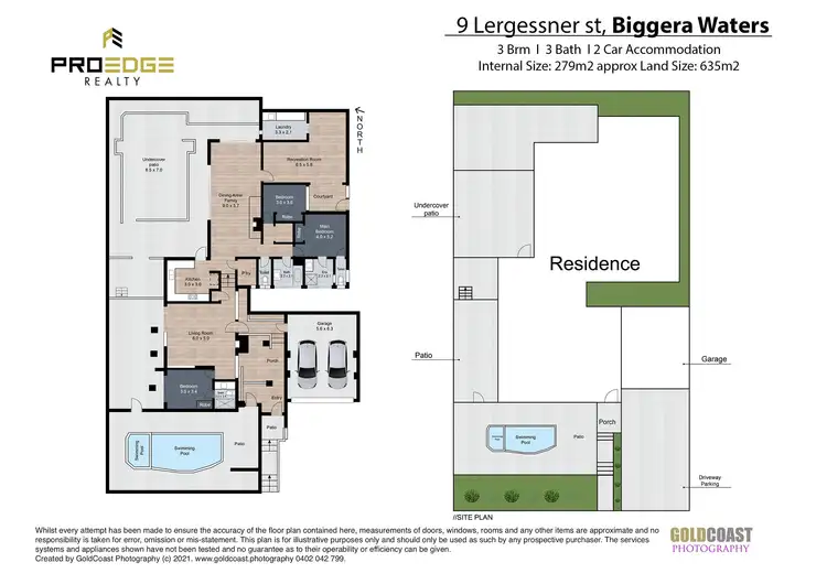 Floorplan of Homely house listing, 9 Lergessner Street, Biggera Waters QLD 4216