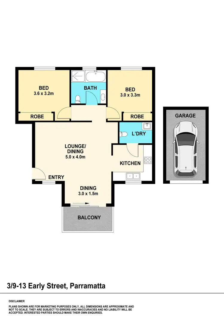 Floorplan of Homely unit listing, 3/9-13 Early Street, Parramatta NSW 2150