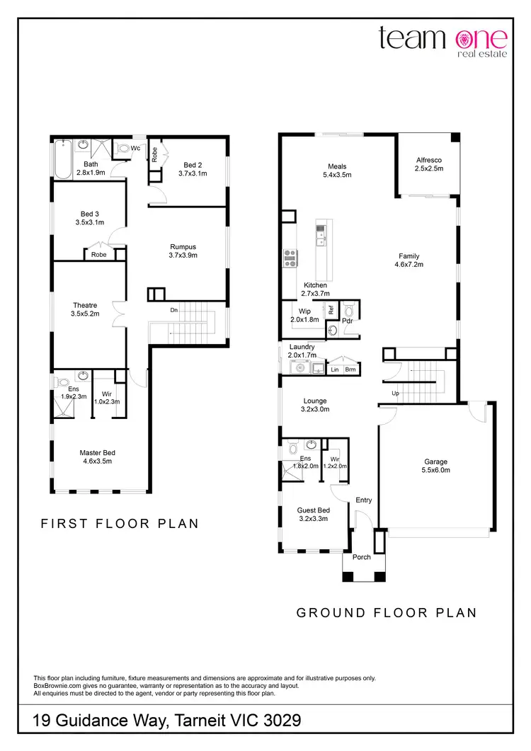 Floorplan of Homely house listing, 19 Guidance Way, Tarneit VIC 3029