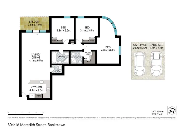 Floorplan of Homely unit listing, 304/16 Meredith Street, Bankstown NSW 2200
