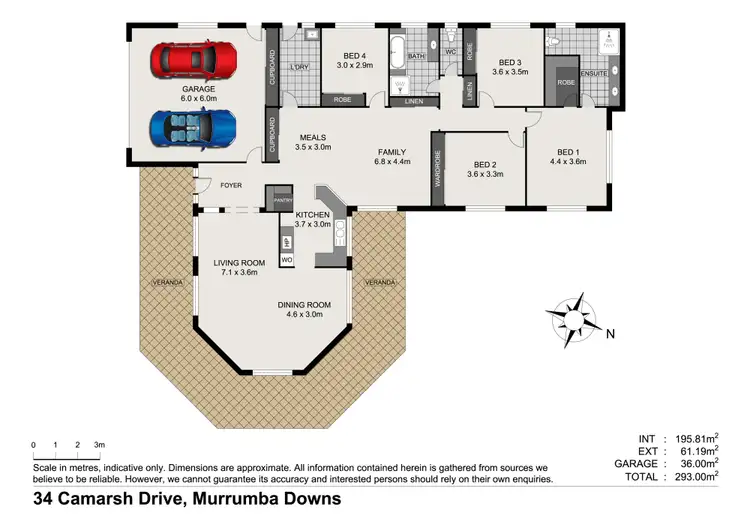 Floorplan of Homely house listing, 34 Camarsh Drive, Murrumba Downs QLD 4503