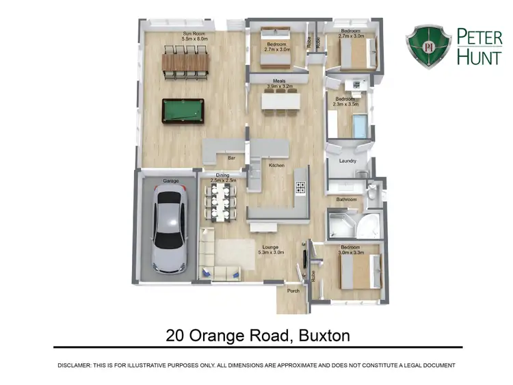 Floorplan of Homely house listing, 20 Orange Road, Buxton NSW 2571