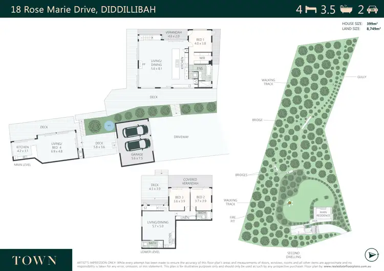 Floorplan of Homely house listing, 18 Rose Marie Drive, Diddillibah QLD 4559