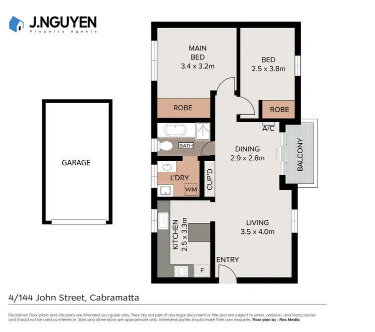 Floorplan of Homely unit listing, 4/144 John Street, Cabramatta NSW 2166