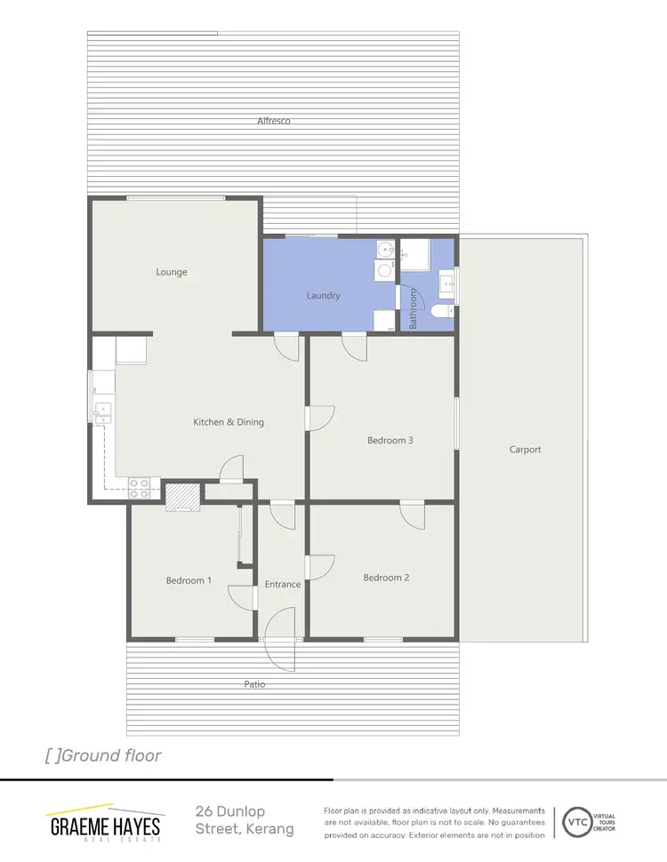 Floorplan of Homely house listing, 26 Dunlop Street, Kerang VIC 3579
