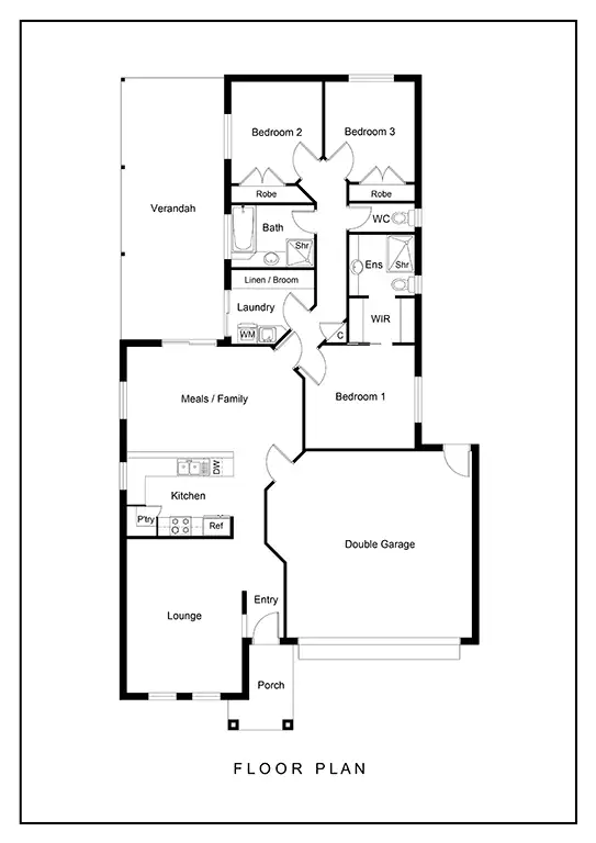Floorplan of Homely house listing, 288 Sixteenth Street, Mildura VIC 3500