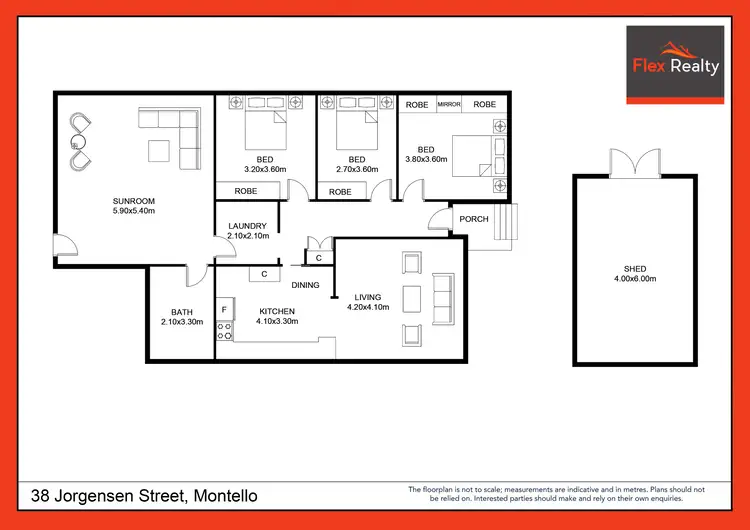 Floorplan of Homely house listing, 38 Jorgensen Street, Montello TAS 7320