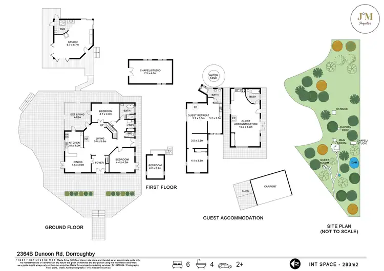 Floorplan of Homely rural property listing, 2364B DUNOON ROAD, Dorroughby NSW 2480