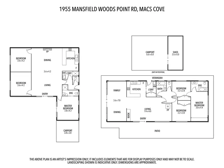 Floorplan of Homely rural property listing, 1955 Mansfield-Woods Point Road, Macs Cove VIC 3723