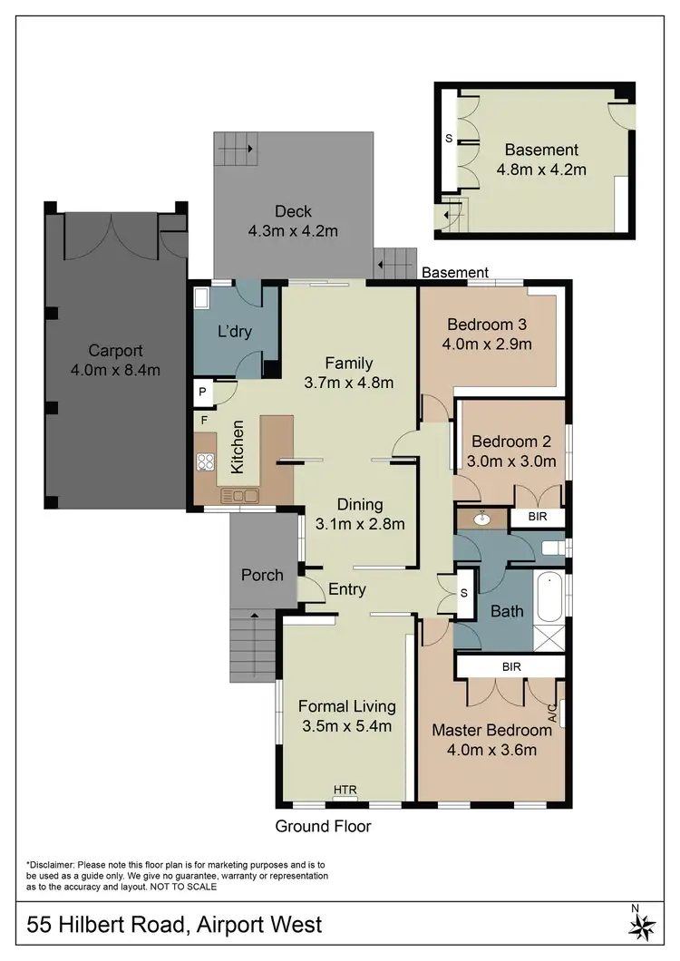 Floorplan of Homely house listing, 55 Hilbert Road, Airport West VIC 3042