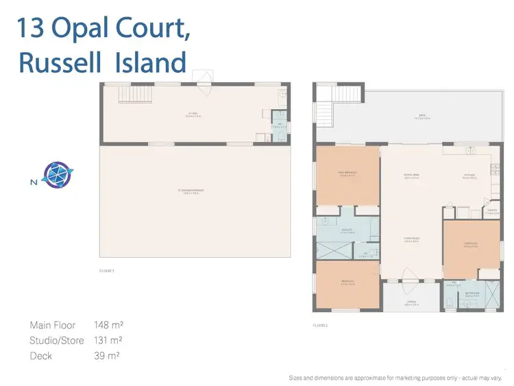 Floorplan of Homely house listing, 13 Opal Court, Russell Island QLD 4184
