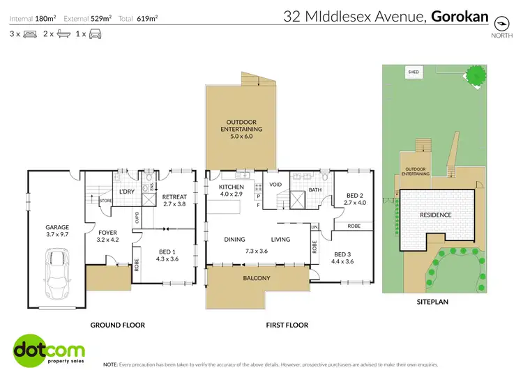 Floorplan of Homely house listing, 32 Middlesex Avenue, Gorokan NSW 2263