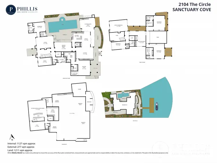 Floorplan of Homely house listing, 2104 The Circle, Sanctuary Cove QLD 4212