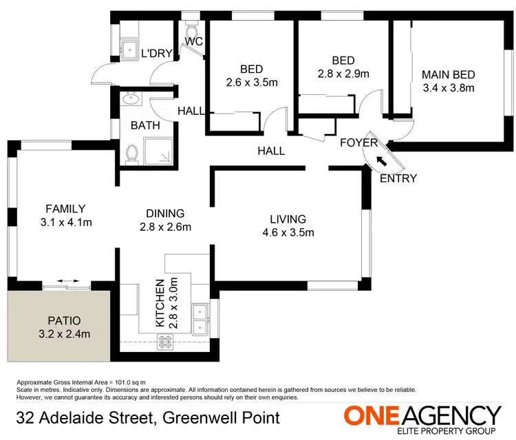 Floorplan of Homely house listing, 32 Adelaide St, Greenwell Point NSW 2540