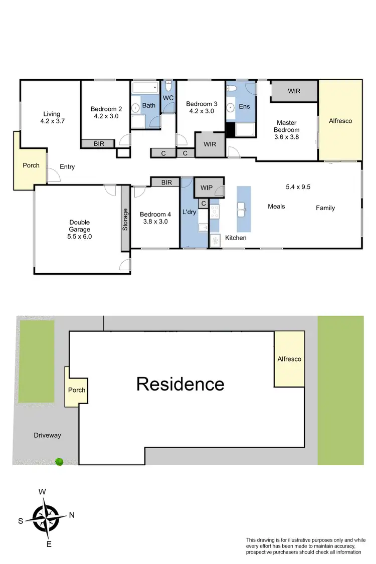 Floorplan of Homely house listing, 20 Riverside Drive, Cranbourne West VIC 3977