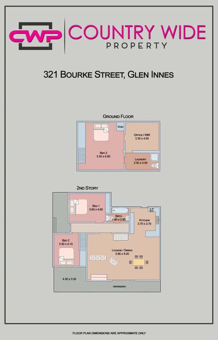 Floorplan of Homely house listing, 321 Bourke Street, Glen Innes NSW 2370
