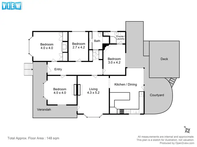 Floorplan of Homely house listing, 9 Glebe Street, Glebe TAS 7000