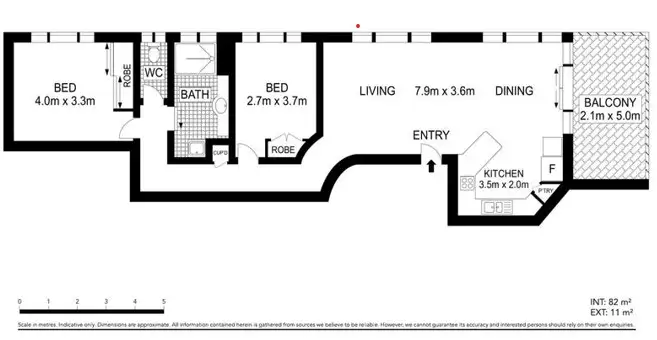 Floorplan of Homely apartment listing, 4/58 Esplanade, Golden Beach QLD 4551