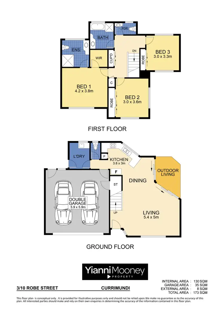 Floorplan of Homely townhouse listing, 3/10 Robe Street, Currimundi QLD 4551