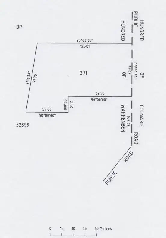 Floorplan of Homely land listing, 3450 Hundred Line Road, Foul Bay SA 5577