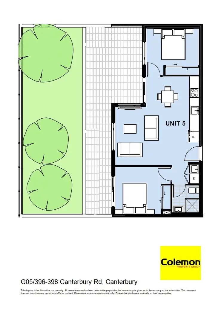 Floorplan of Homely apartment listing, G05/396-398 Canterbury Road, Canterbury NSW 2193