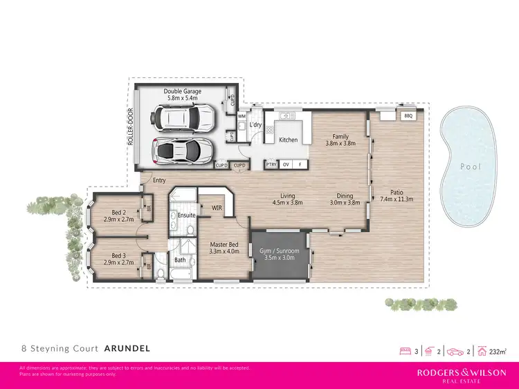 Floorplan of Homely house listing, 8 Steyning Court, Arundel QLD 4214