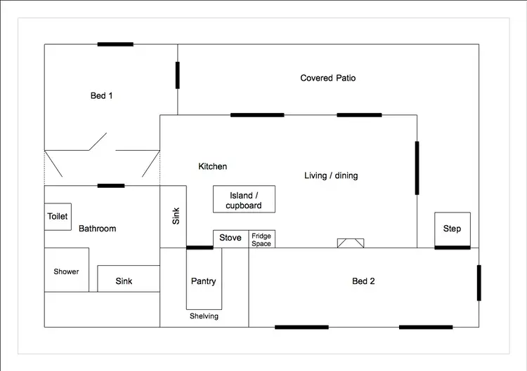 Floorplan of Homely rural property listing, 774 Chewko Road, Chewko QLD 4880