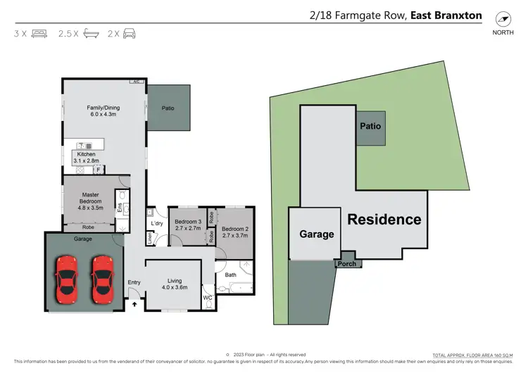 Floorplan of Homely house listing, 2/18 Farmgate Row, East Branxton NSW 2335