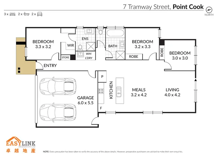 Floorplan of Homely house listing, 7 Tramway Street, Point Cook VIC 3030