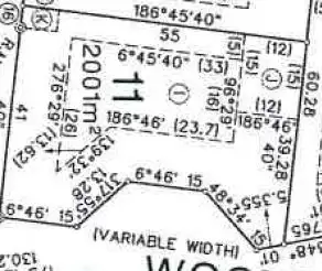 Floorplan of Homely land listing, 7 Cadell Street, Moama NSW 2731
