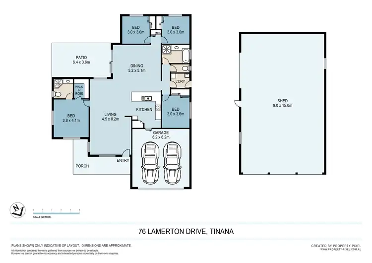 Floorplan of Homely house listing, 76 Lamerton Drive, Tinana QLD 4650