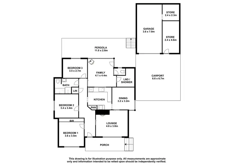 Floorplan of Homely house listing, 2 Carthew Street, Mount Gambier SA 5290
