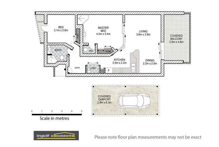 Floorplan of Homely unit listing, 24/3 Cedarwood Court, Casuarina NSW 2487