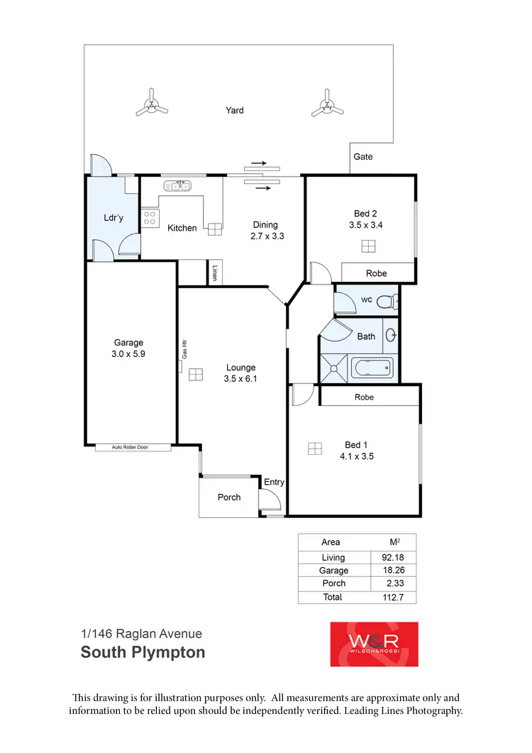Floorplan of Homely house listing, Unit 1/146 Raglan Avenue, South Plympton SA 5038