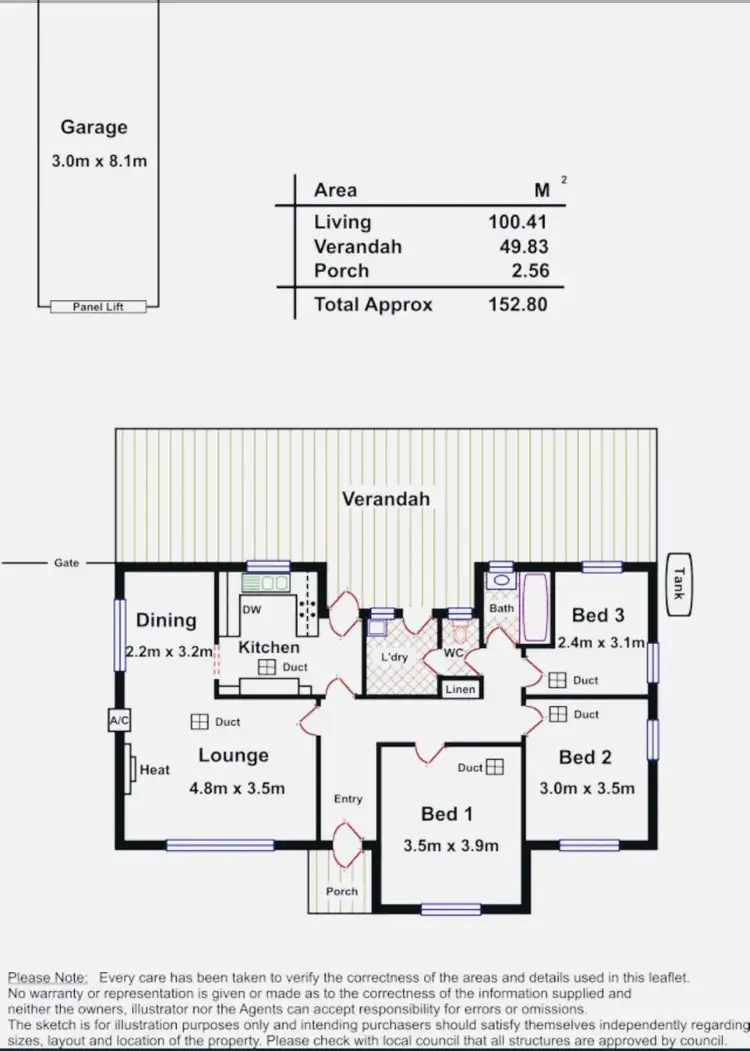 Floorplan of Homely house listing, 39 Hampstead Road, Manningham SA 5086
