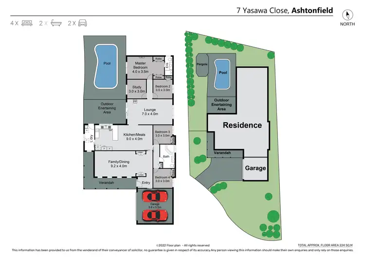 Floorplan of Homely house listing, 7 Yasawa Close, Ashtonfield NSW 2323
