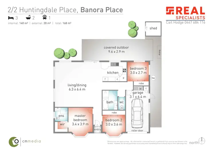 Floorplan of Homely house listing, 2/2 Huntingdale Place, Banora Point NSW 2486