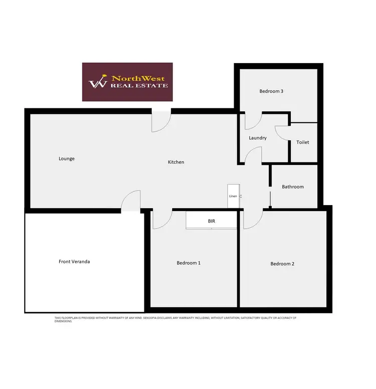 Floorplan of Homely house listing, 4 Menin Avenue, Warracknabeal VIC 3393