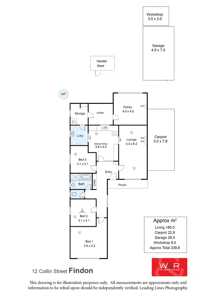 Floorplan of Homely house listing, 12 Colin Street, Findon SA 5023