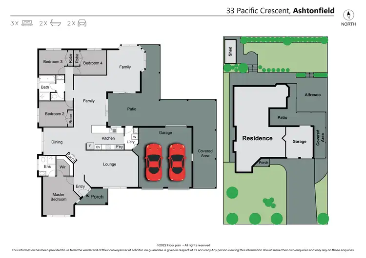 Floorplan of Homely house listing, 33 Pacific Crescent, Ashtonfield NSW 2323