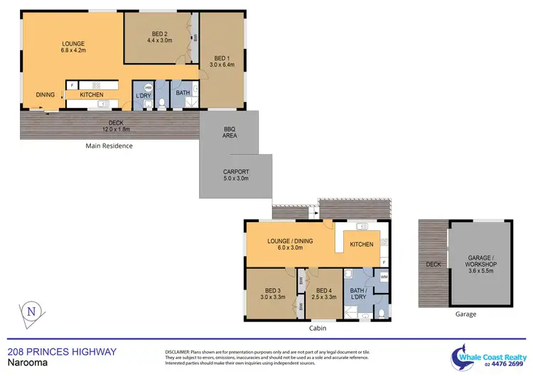 Floorplan of Homely house listing, 208-208A Princes Highway, Narooma NSW 2546