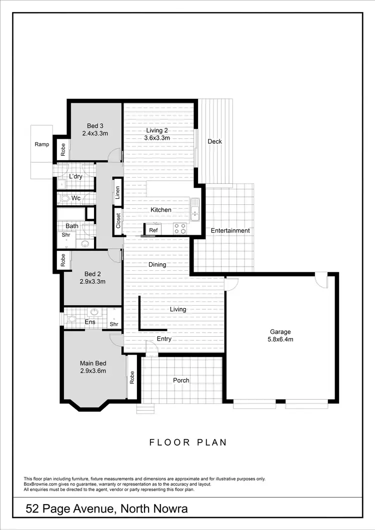 Floorplan of Homely house listing, 52 Page Avenue, North Nowra NSW 2541