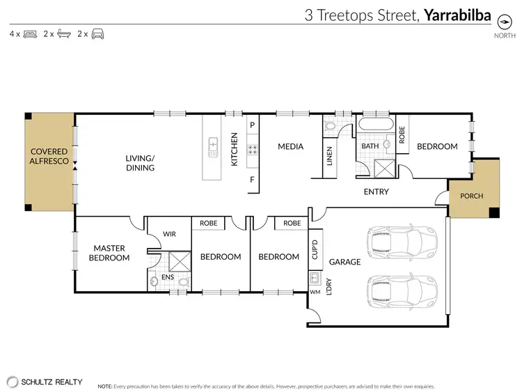 Floorplan of Homely house listing, 3 Treetops Street, Yarrabilba QLD 4207