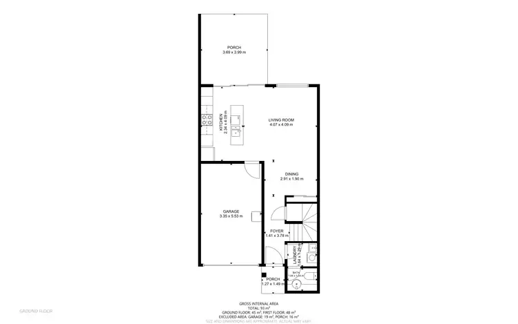 Floorplan of Homely townhouse listing, 4/9 McCook Street, South Toowoomba QLD 4350