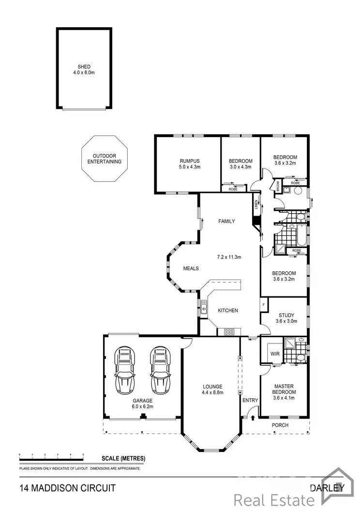 Floorplan of Homely house listing, 14 Maddison Circuit, Darley VIC 3340