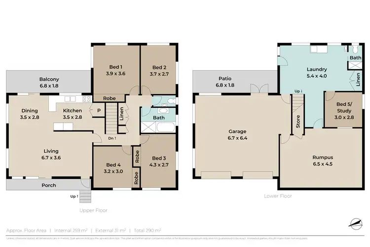 Floorplan of Homely house listing, 5 Kitching Street, Chapel Hill QLD 4069
