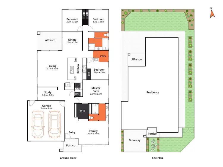 Floorplan of Homely house listing, 18 Worn Road, Charlemont VIC 3217