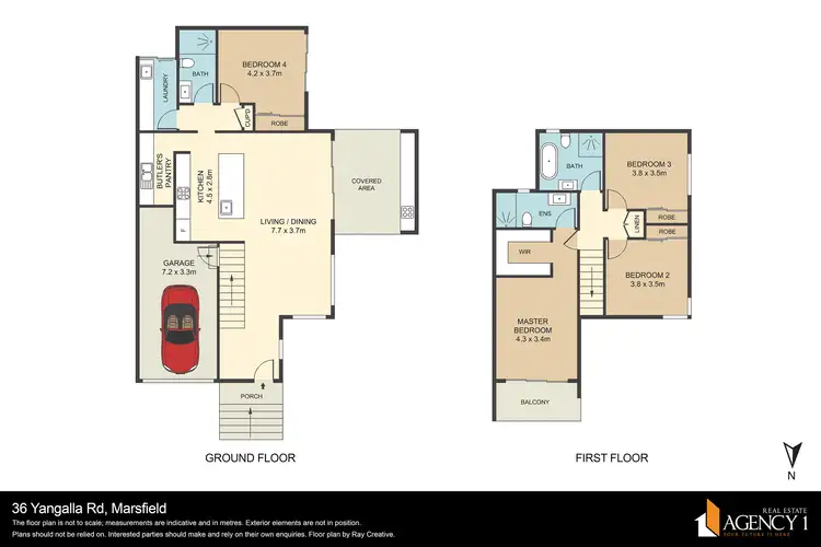 Floorplan of Homely semi-detached listing, 22a Agincourt Road, Marsfield NSW 2122