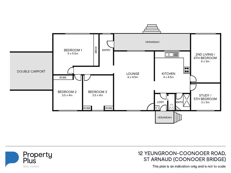 Floorplan of Homely rural property listing, 12 Yeungroon-Coonooer Road, Coonooer Bridge VIC 3477