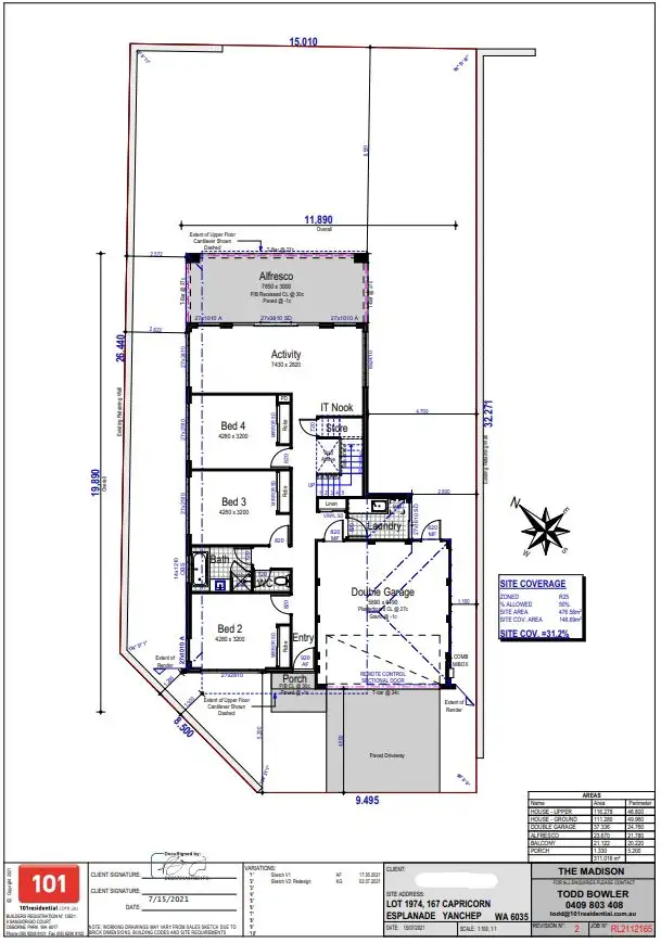 Floorplan of Homely land listing, 167 Capricorn Esplanade, Yanchep WA 6035